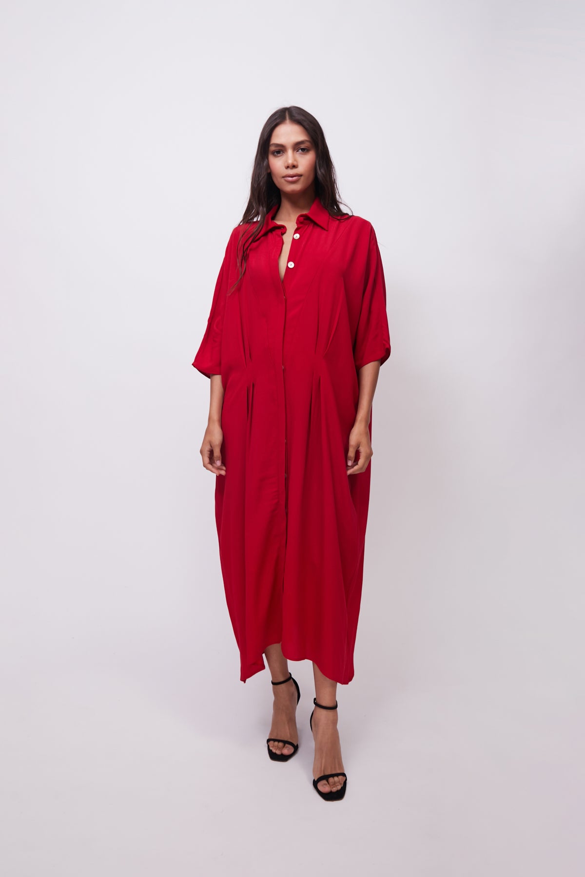 Clementina Red Dress