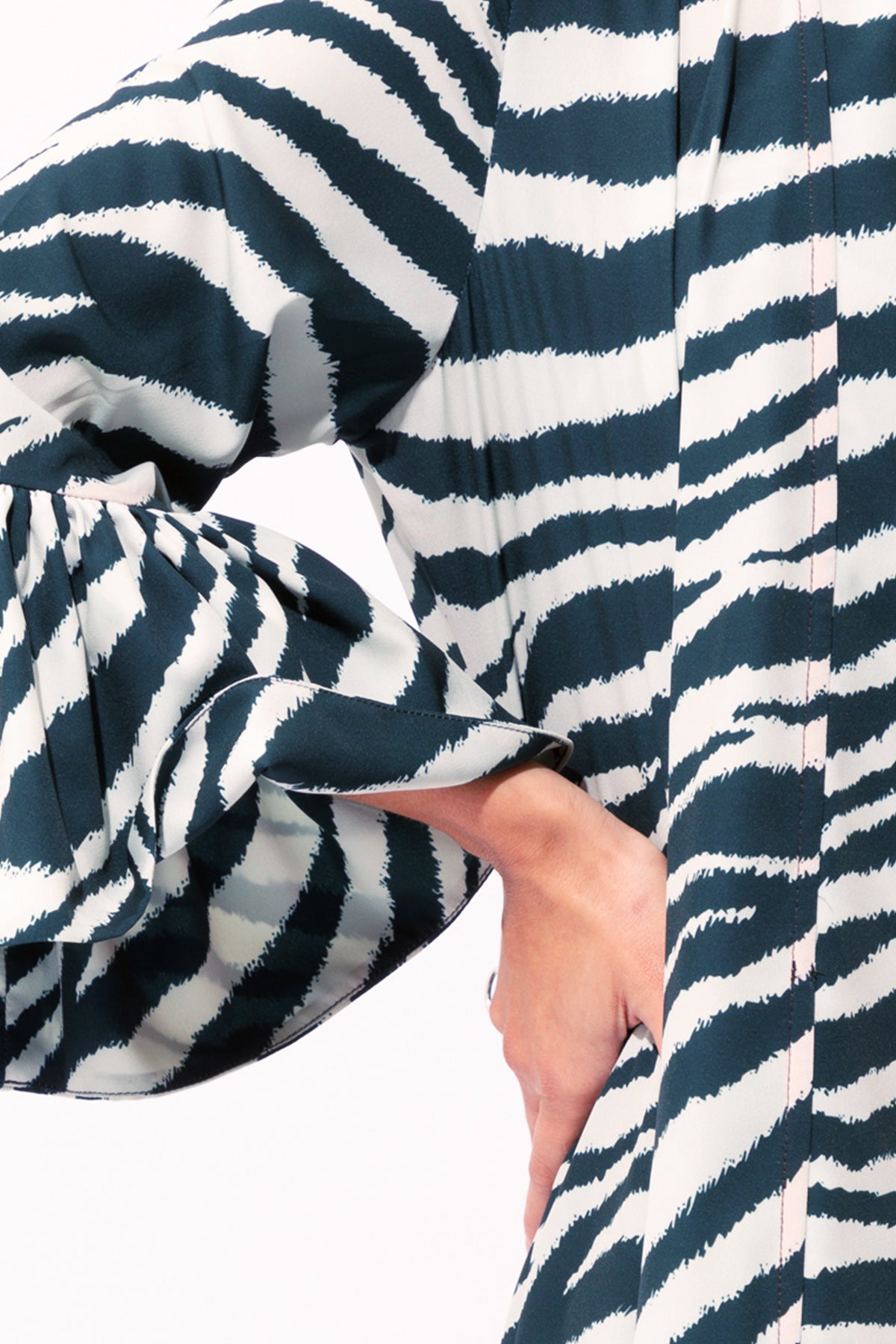 Careyes Loreto Robe Zebra Negro