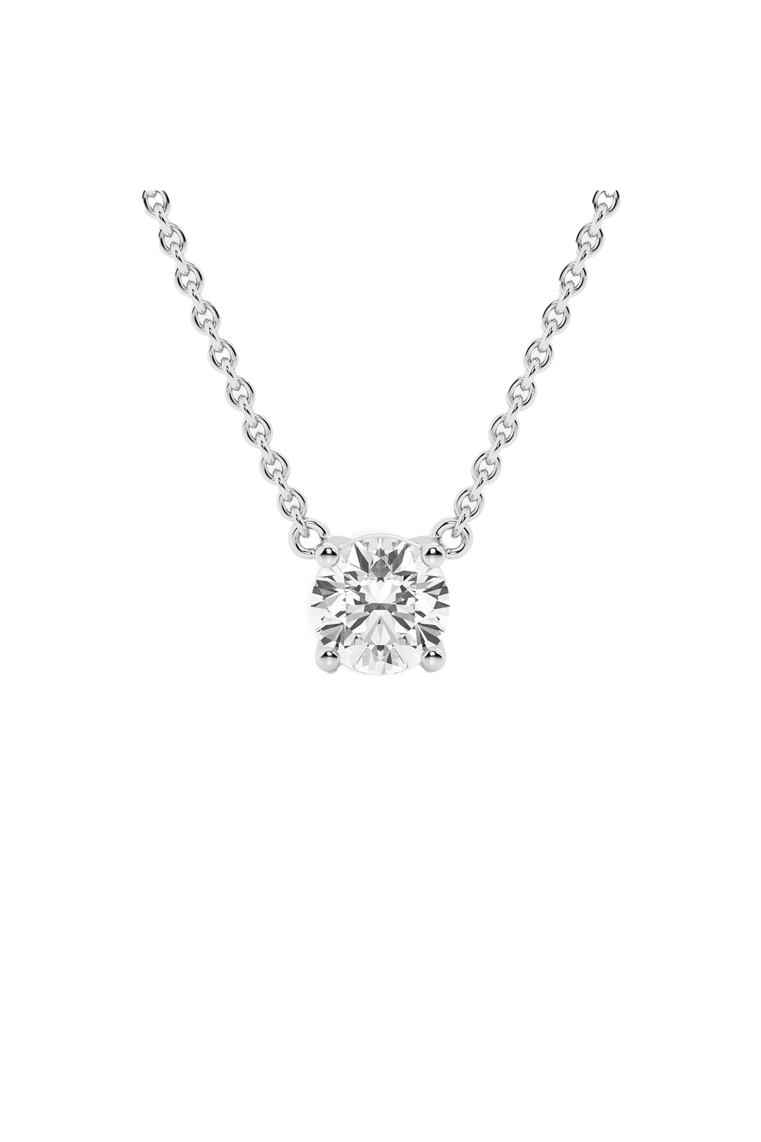 Ethereal 1ct Round Necklace